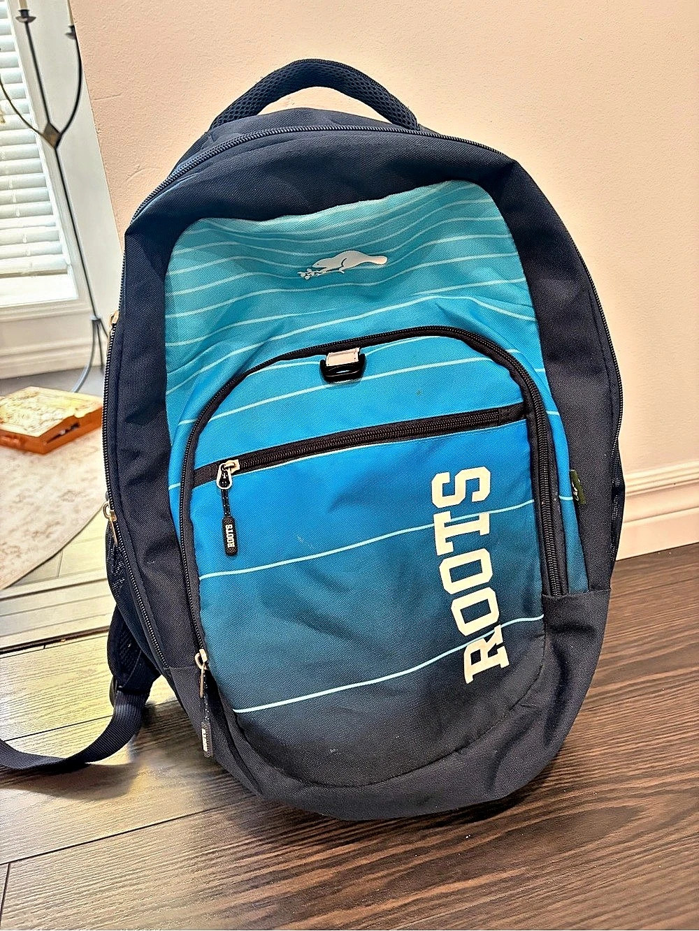 Roots Backpack Blue & Black